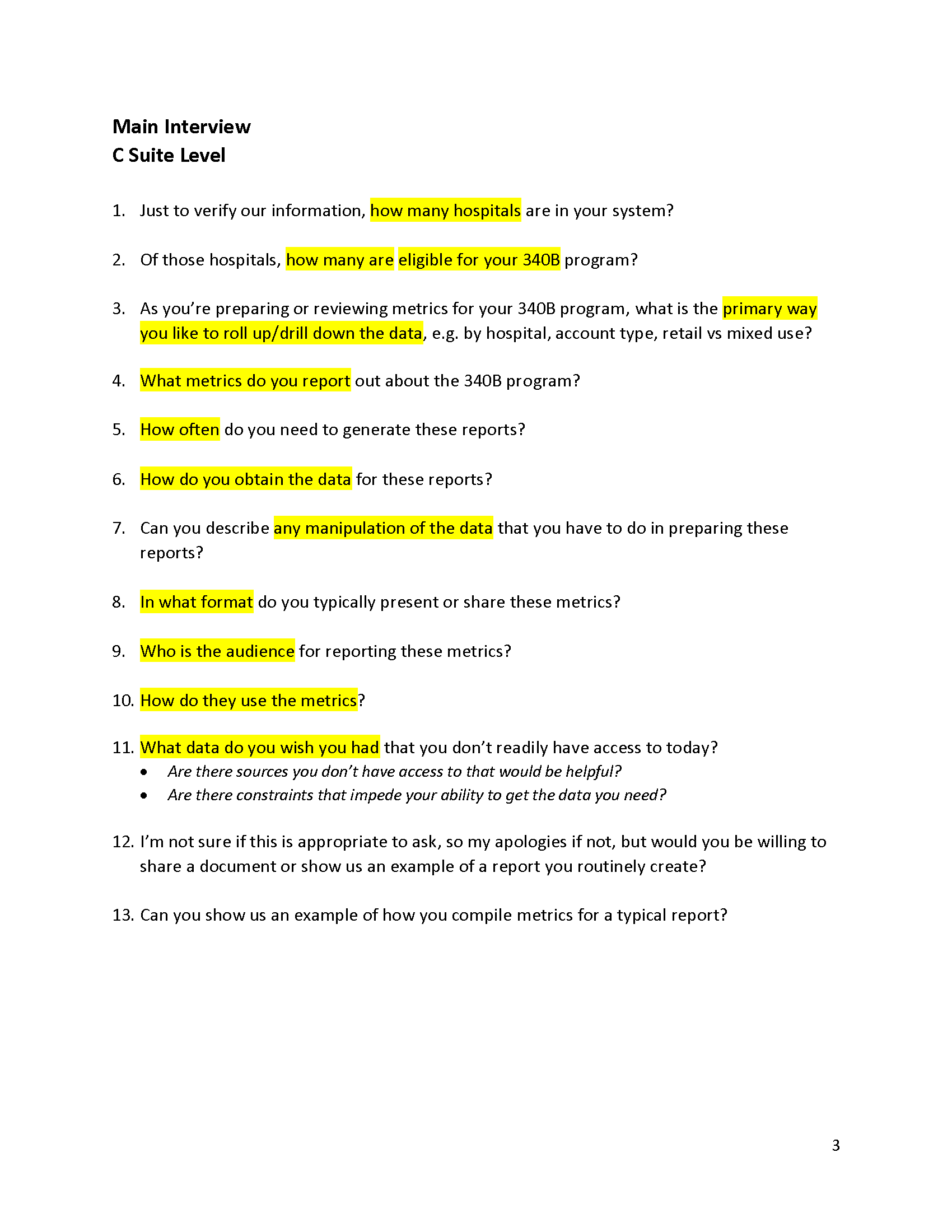 Interview guide page 3