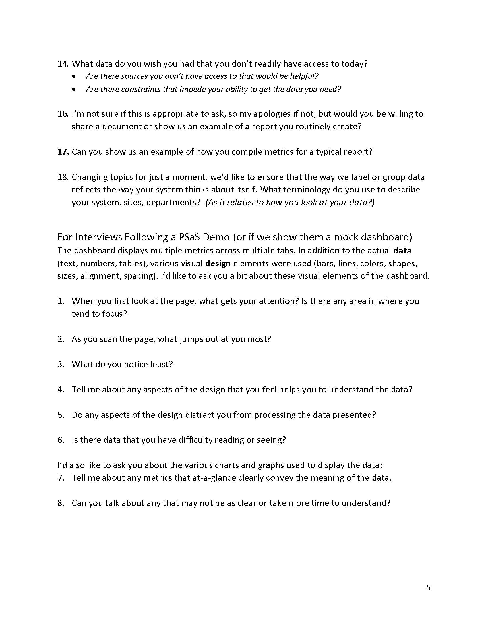 Interview guide page 5