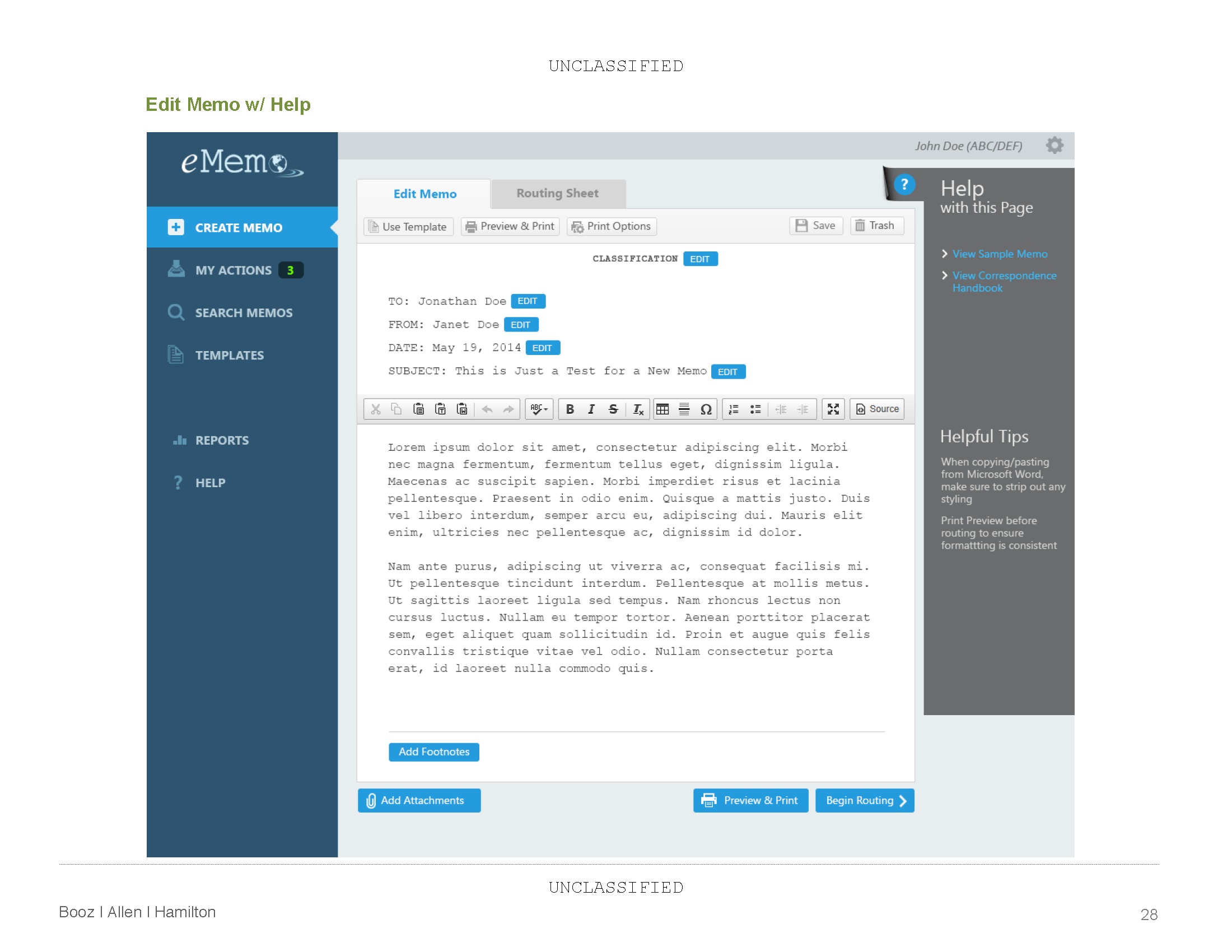 eMemo proposed new design comp 3